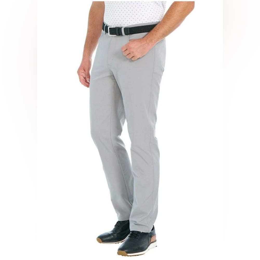 NWT Greg Norman Collection Light Gray Chinos 34x34